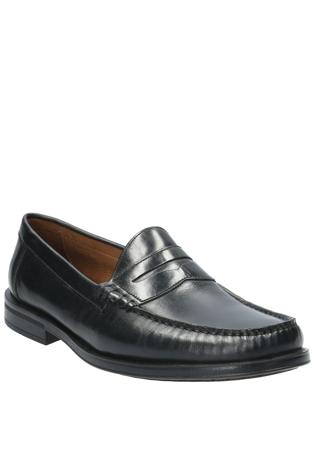 Mocasin Cuero Hombre Stanford Negro-0