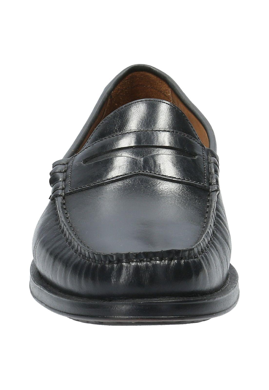 Mocasin Cuero Hombre Stanford Negro-3