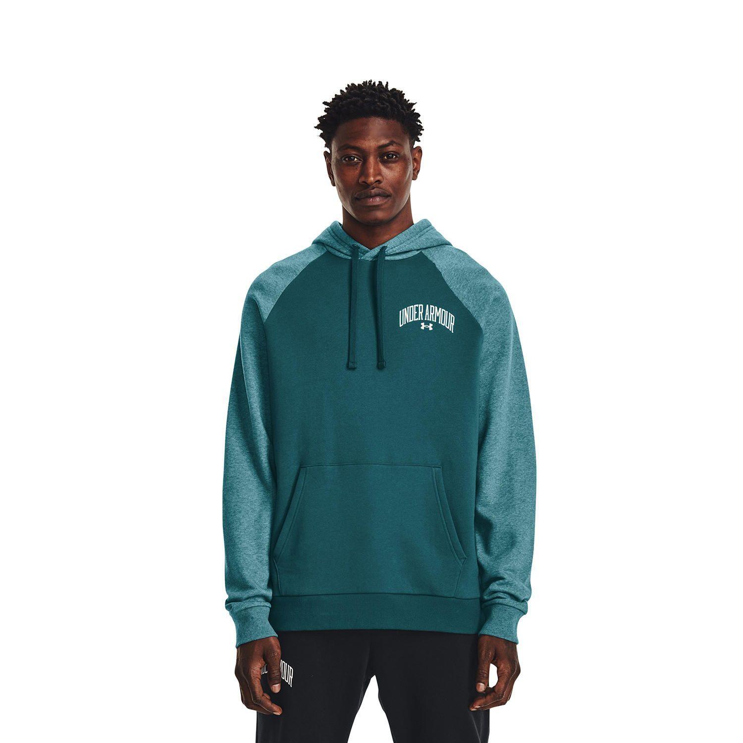 Polerón Hombre Rival Wm Clrblock Hd Verde-2