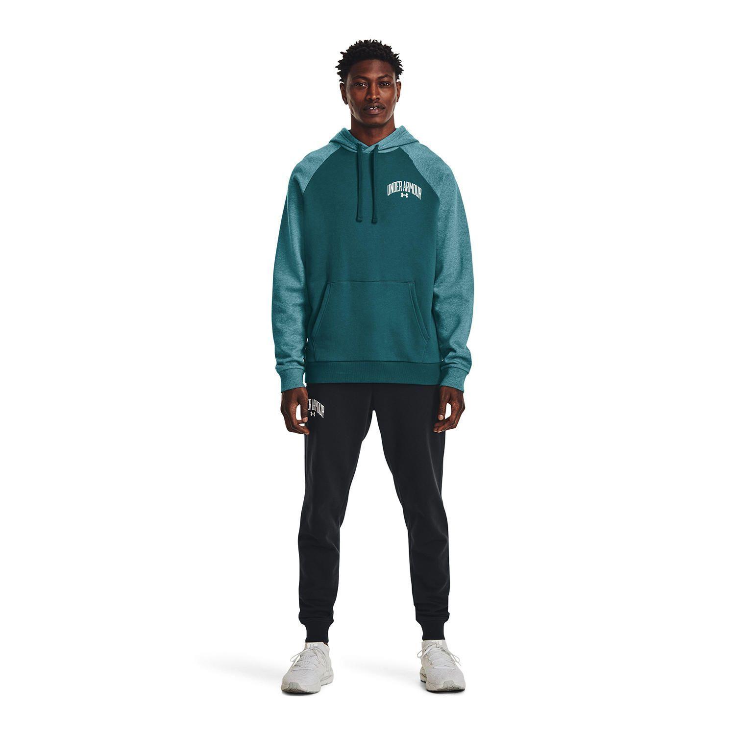 Polerón Hombre Rival Wm Clrblock Hd Verde-4