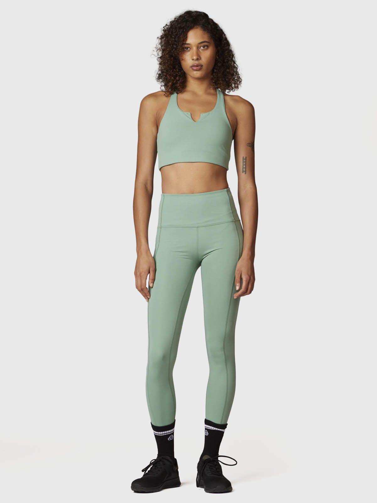 Peto Mujer Racerback Aloe Verde -4