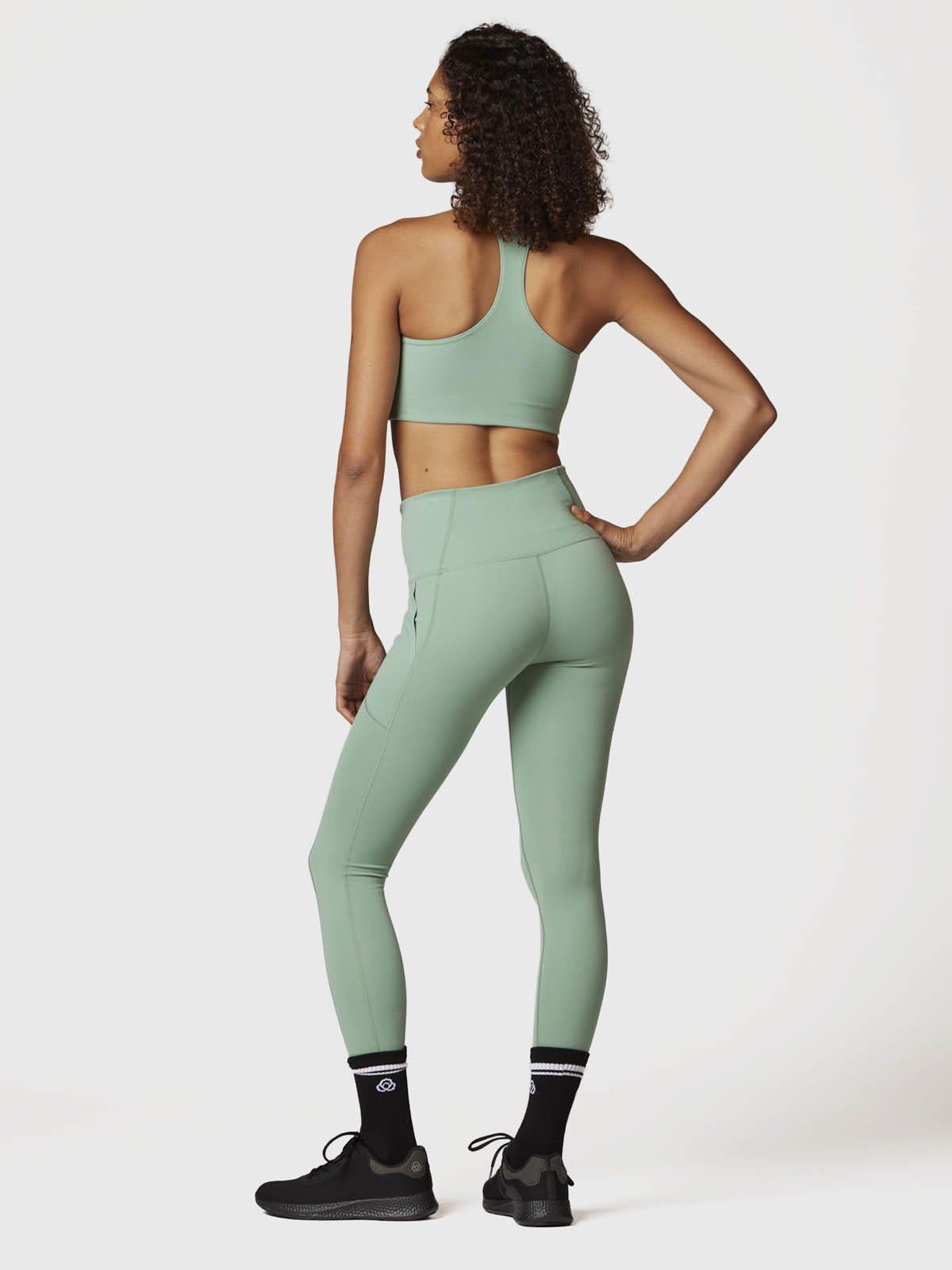 Peto Mujer Racerback Aloe Verde -5