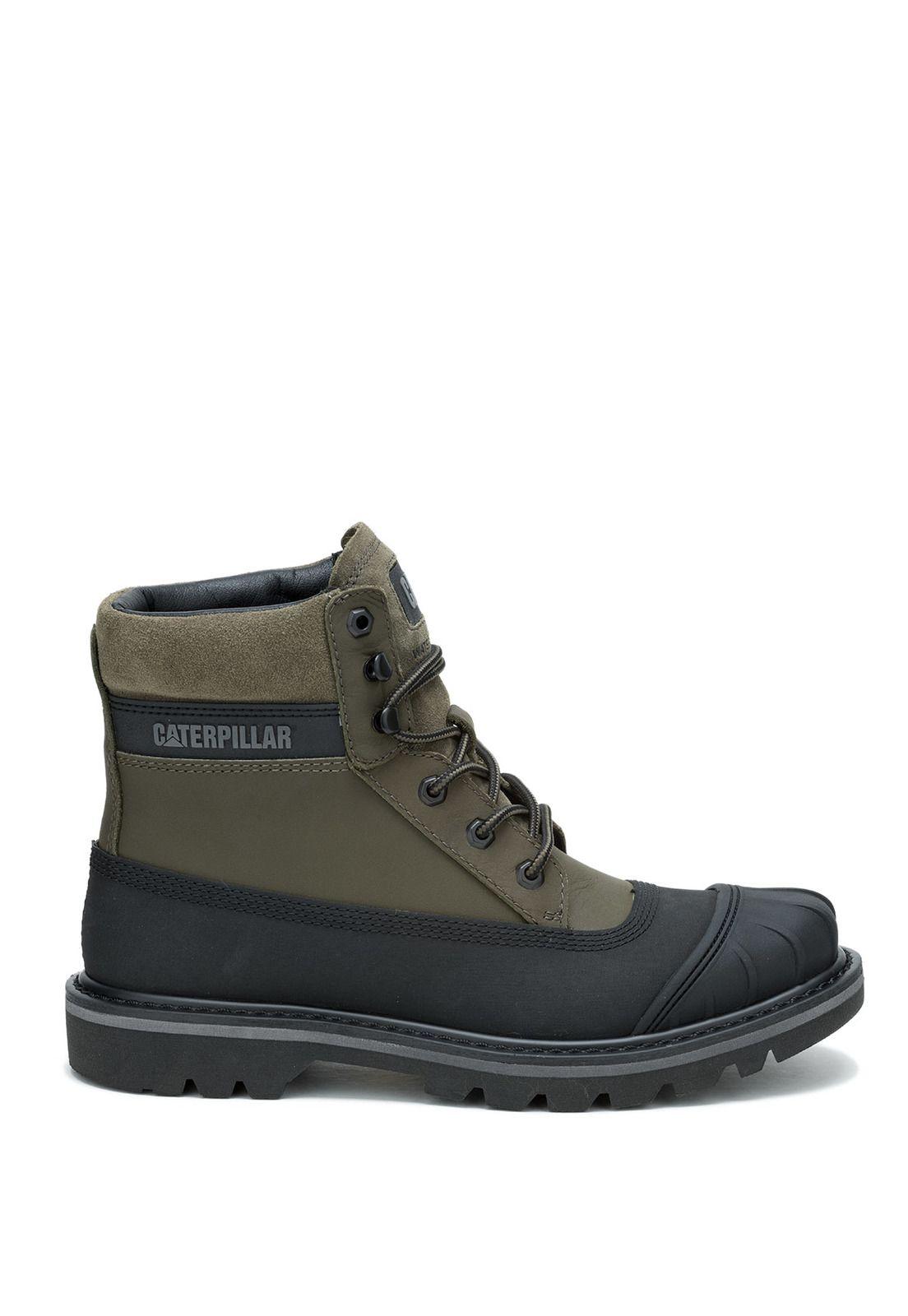 Botin Cuero Hombre Colorado Galosh Verde-1