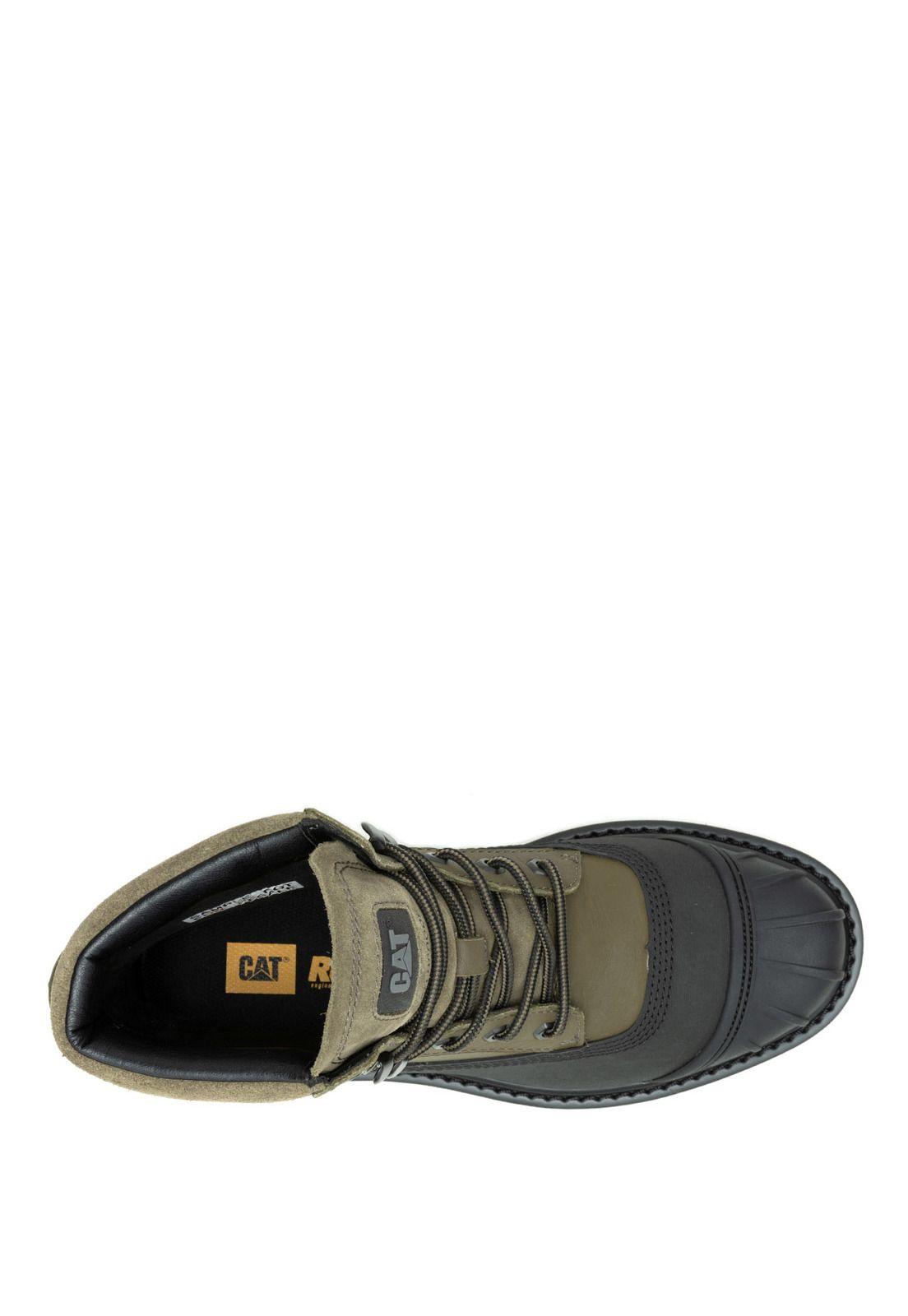 Botin Cuero Hombre Colorado Galosh Verde-6