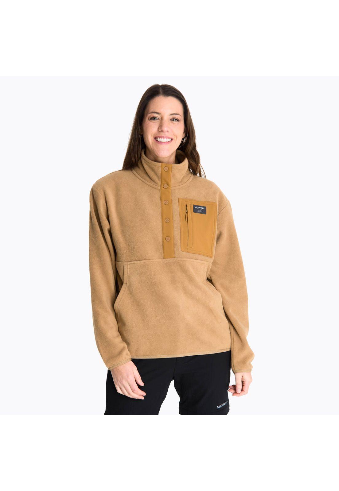 Polar Mujer Microfleece Koura Beige Oscuro -0