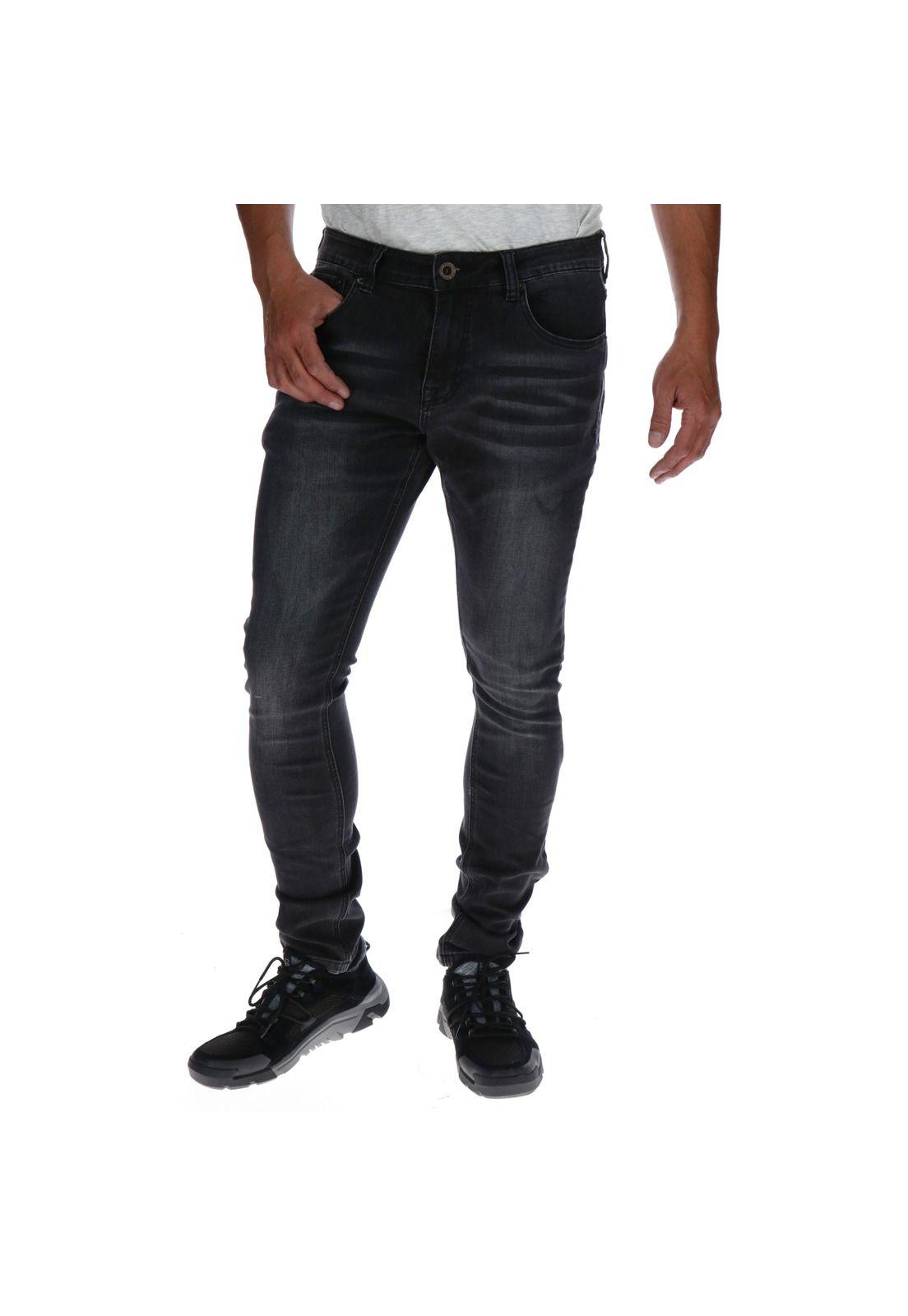Jeans Hombre Mode Skinny Grafito-0