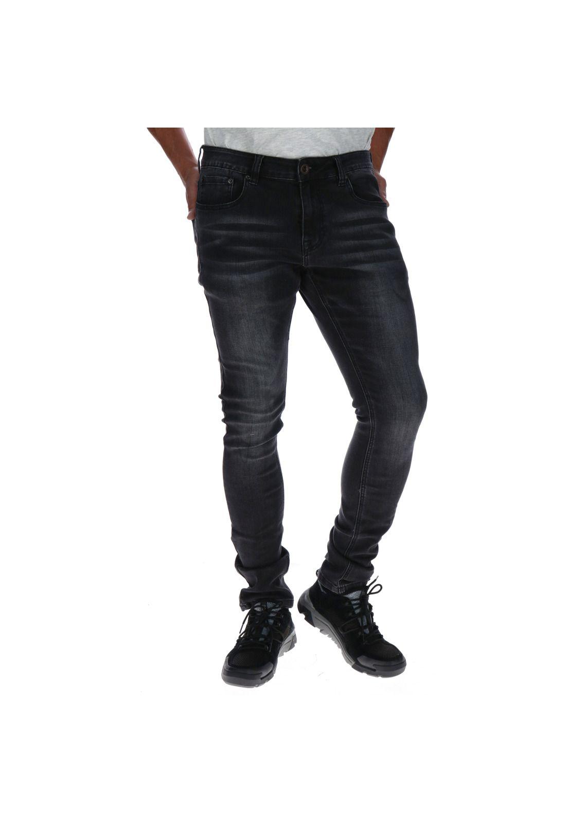 Jeans Hombre Mode Skinny Grafito-3