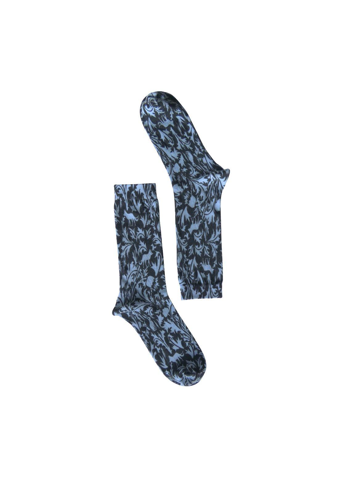 Calcetin Poliéster Mujer Jungle Azul Rockford-0