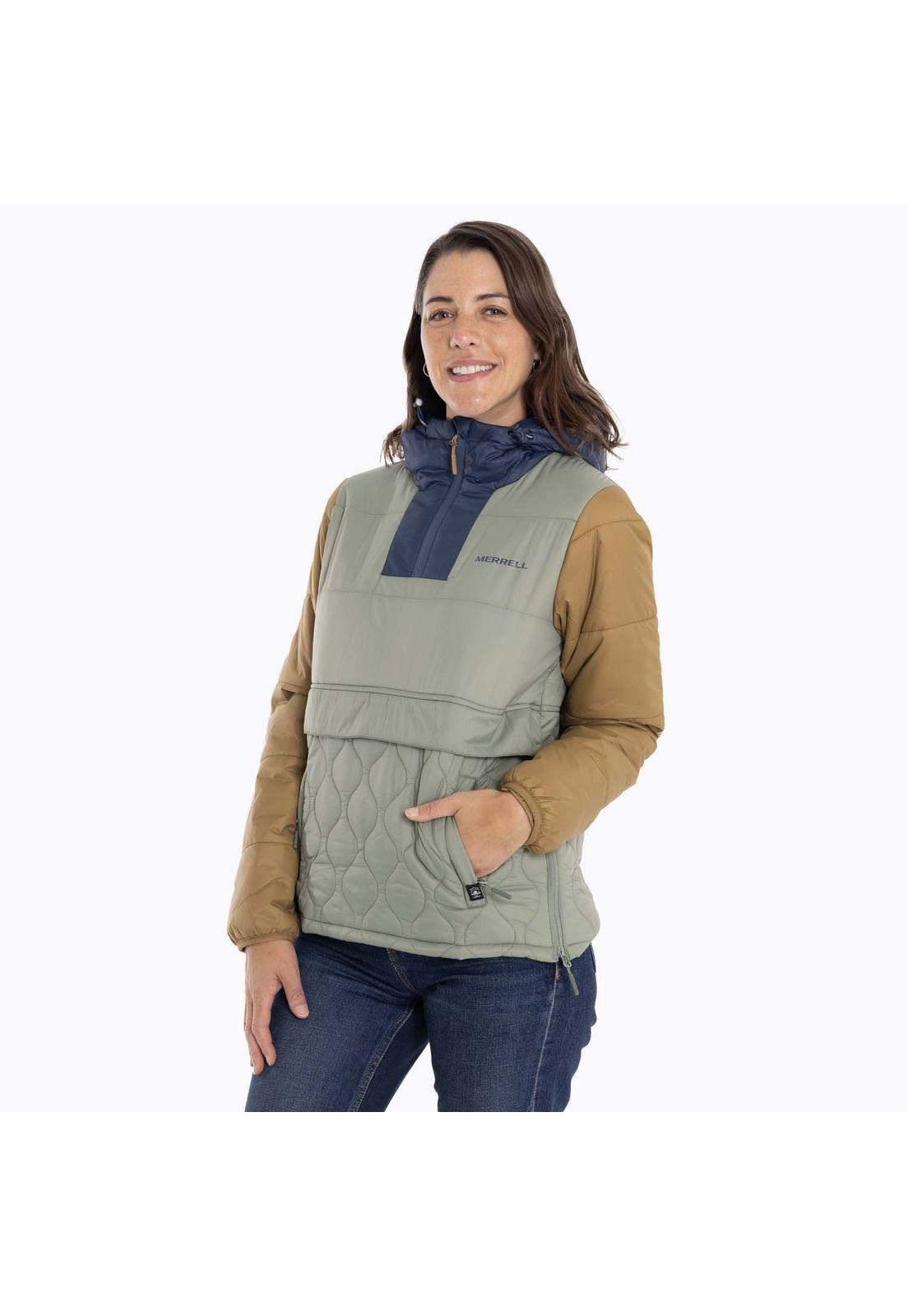 Parka Mujer Koyukuk Verde Merrell-0