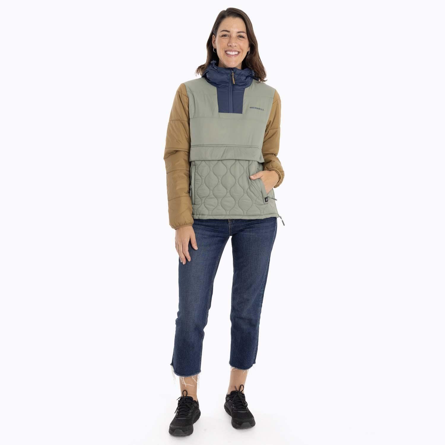 Parka Mujer Koyukuk Verde Merrell-9