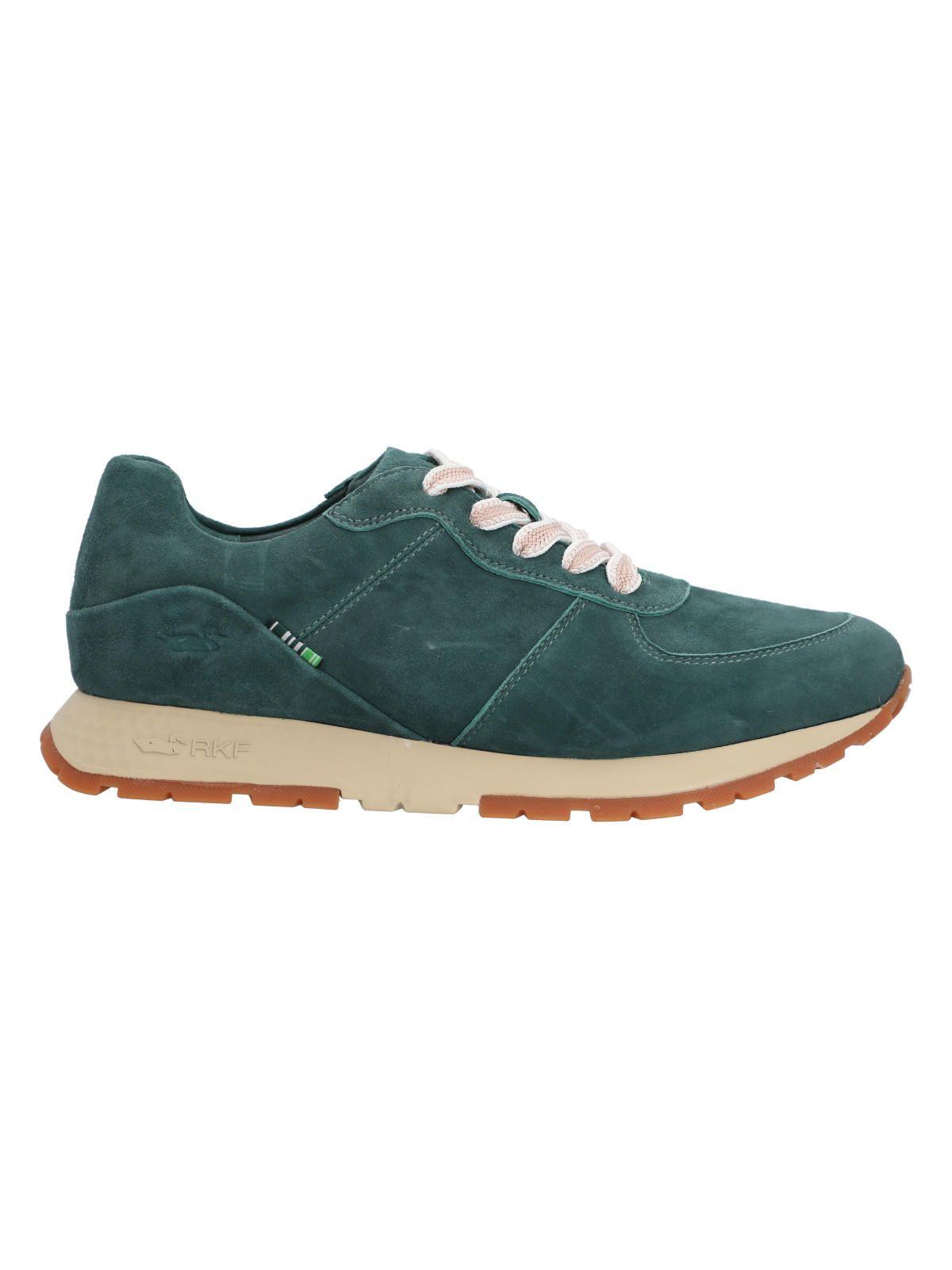 Zapatilla Cuero Mujer Thao Verde-0