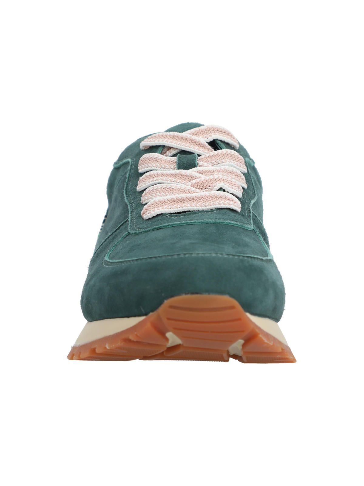 Zapatilla Cuero Mujer Thao Verde-3