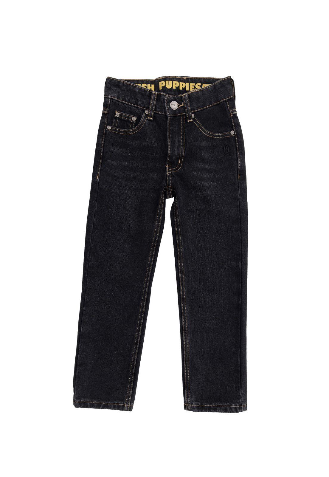 Jeans Bruno Niño Negro-0