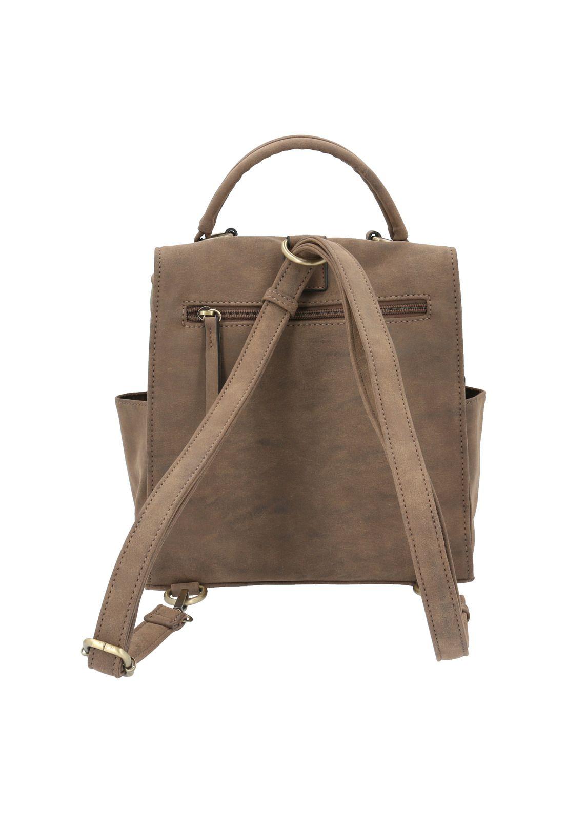 Mochila Mujer Betty Backbag Café Oscuro-2