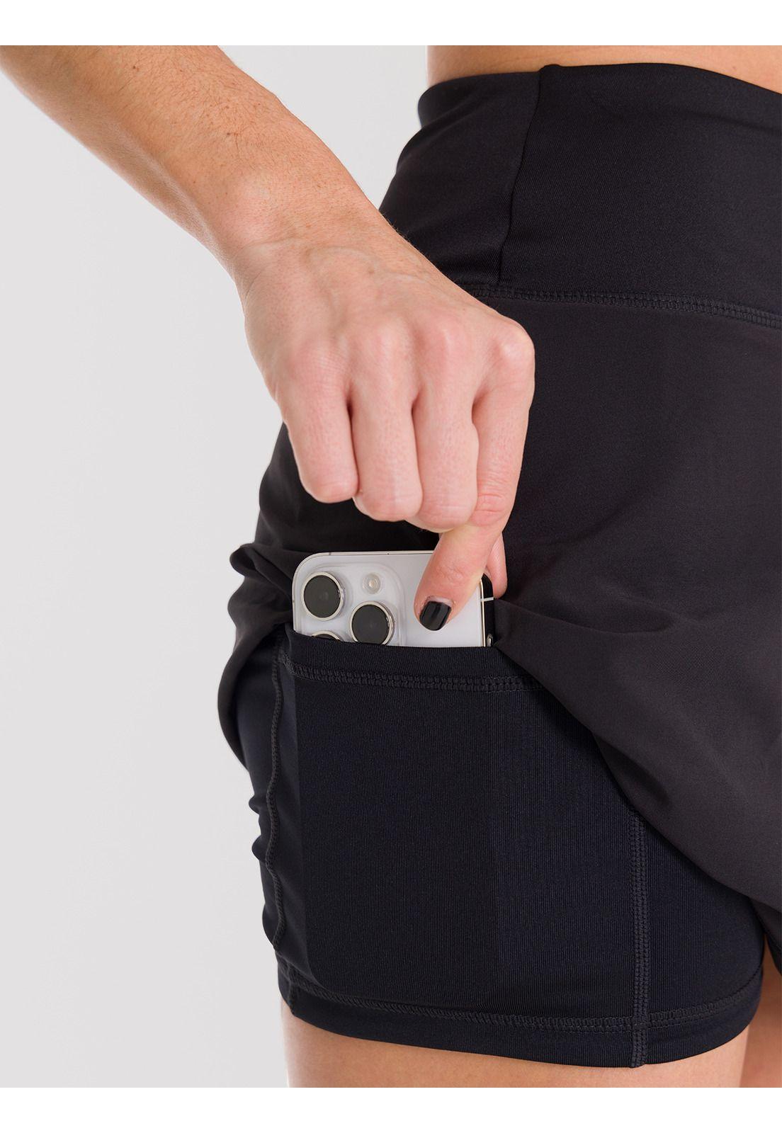 Falda short Mujer Flo Negra-4