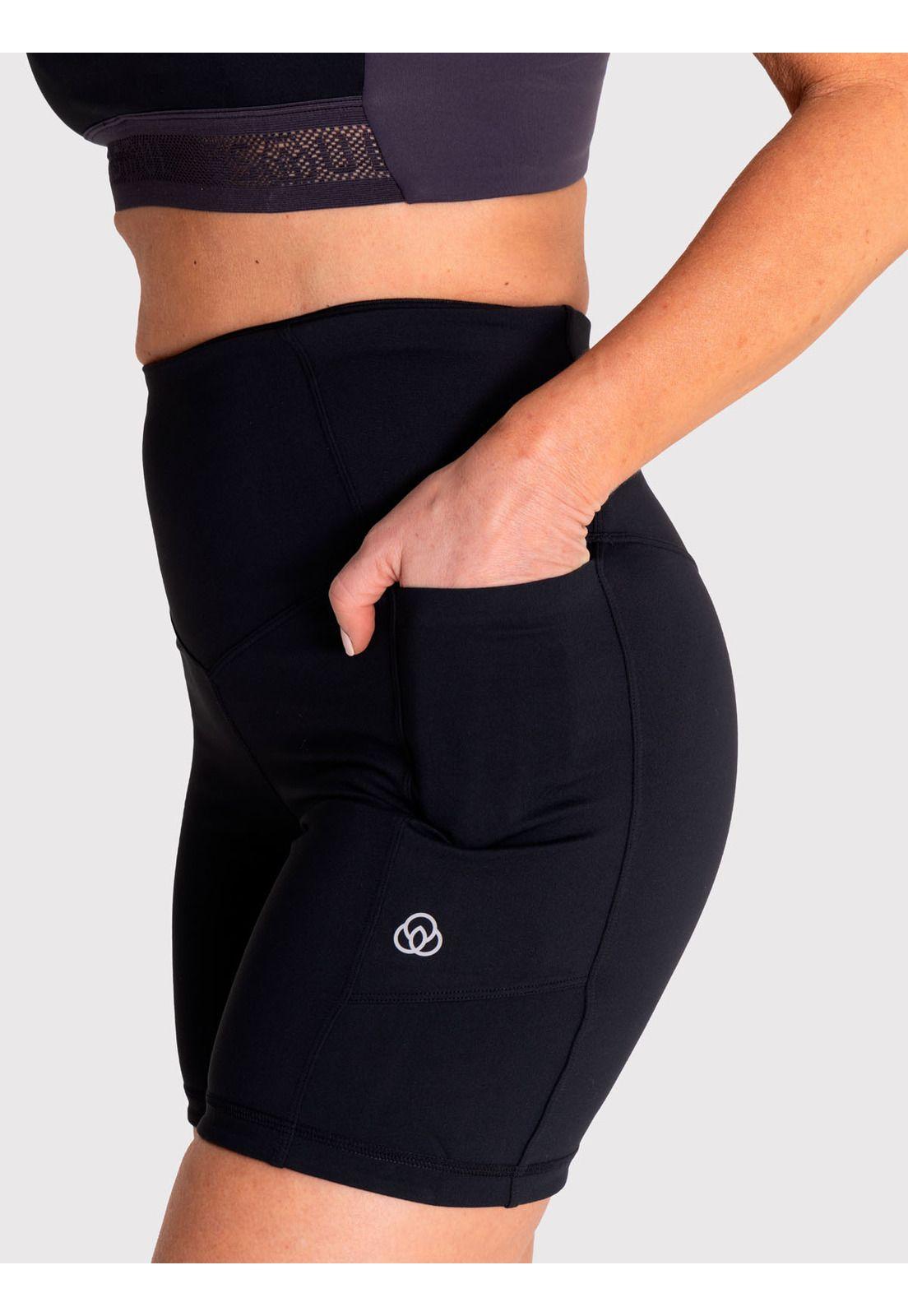 Calza Biker Mujer Bianca Negra-3