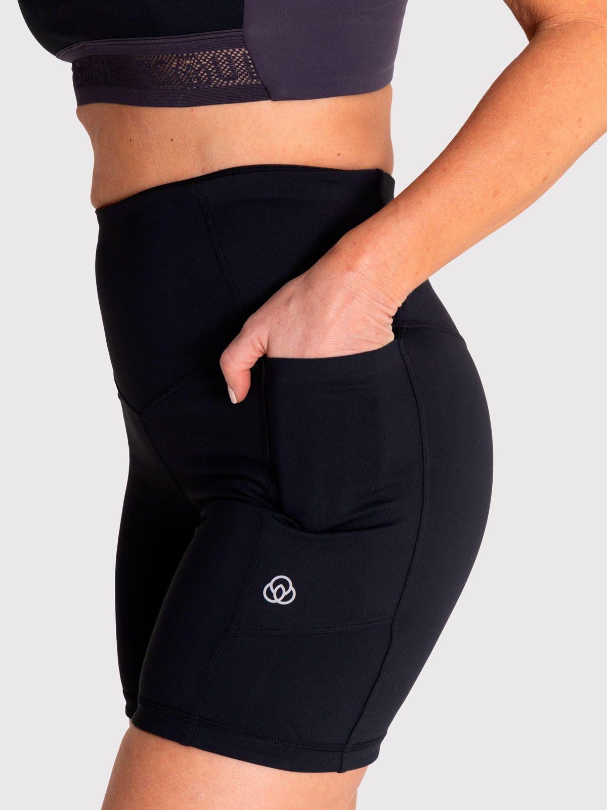 Calza Biker Mujer Bianca Negra-3