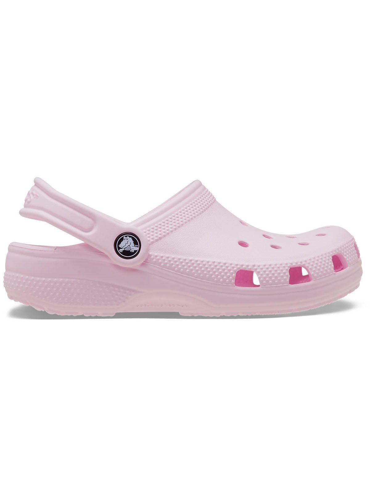 Zueco Crocs Niña Classic Clog Rosa-0