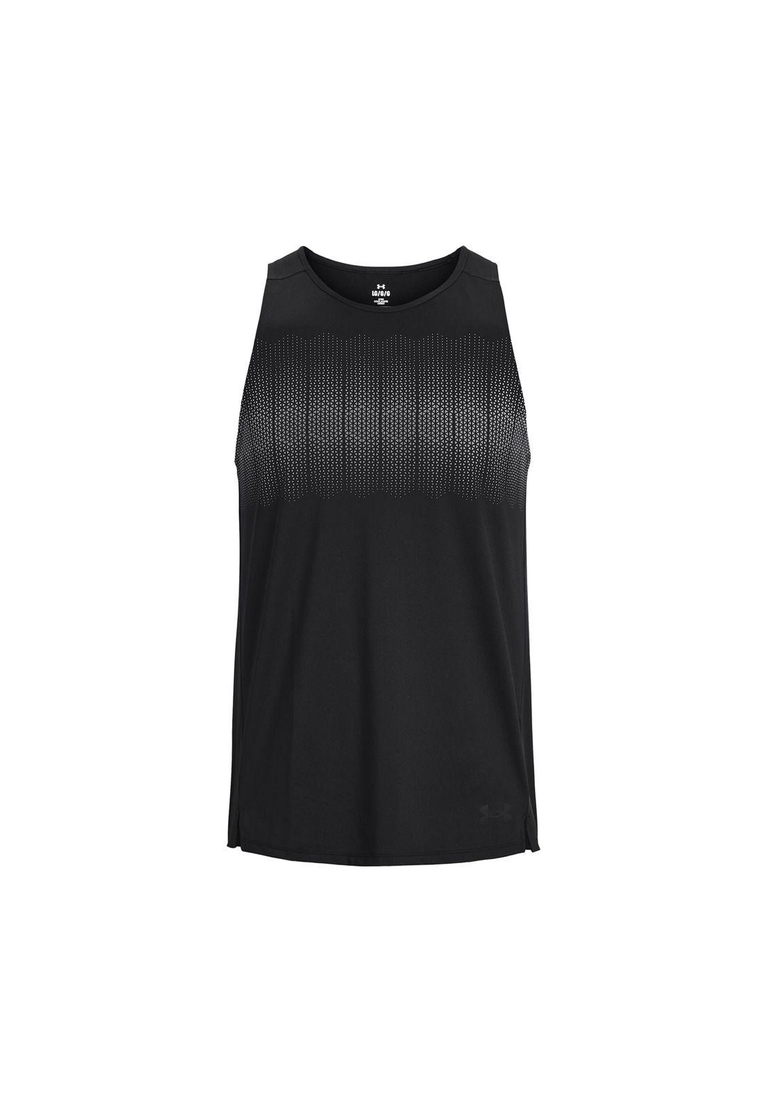 Polera S/M Training Print Negro Hombre-0