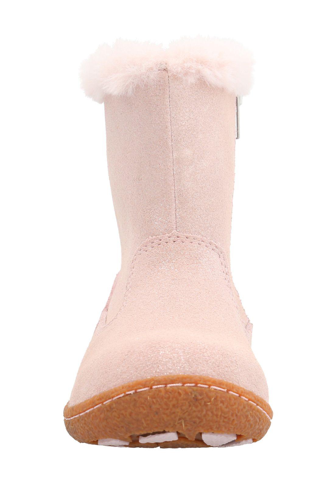 Bota Cuero Albury Niña Rosado-4