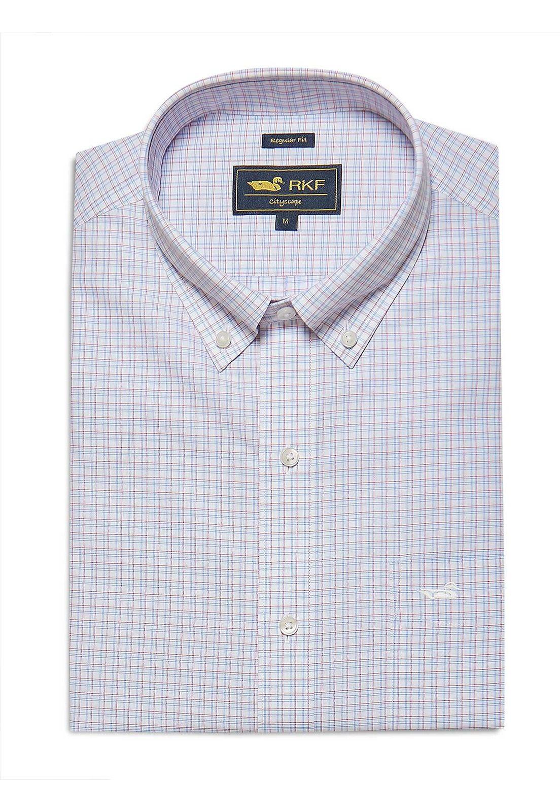 Camisa Libre de Arrugas Algodón Hombre Blanco-0
