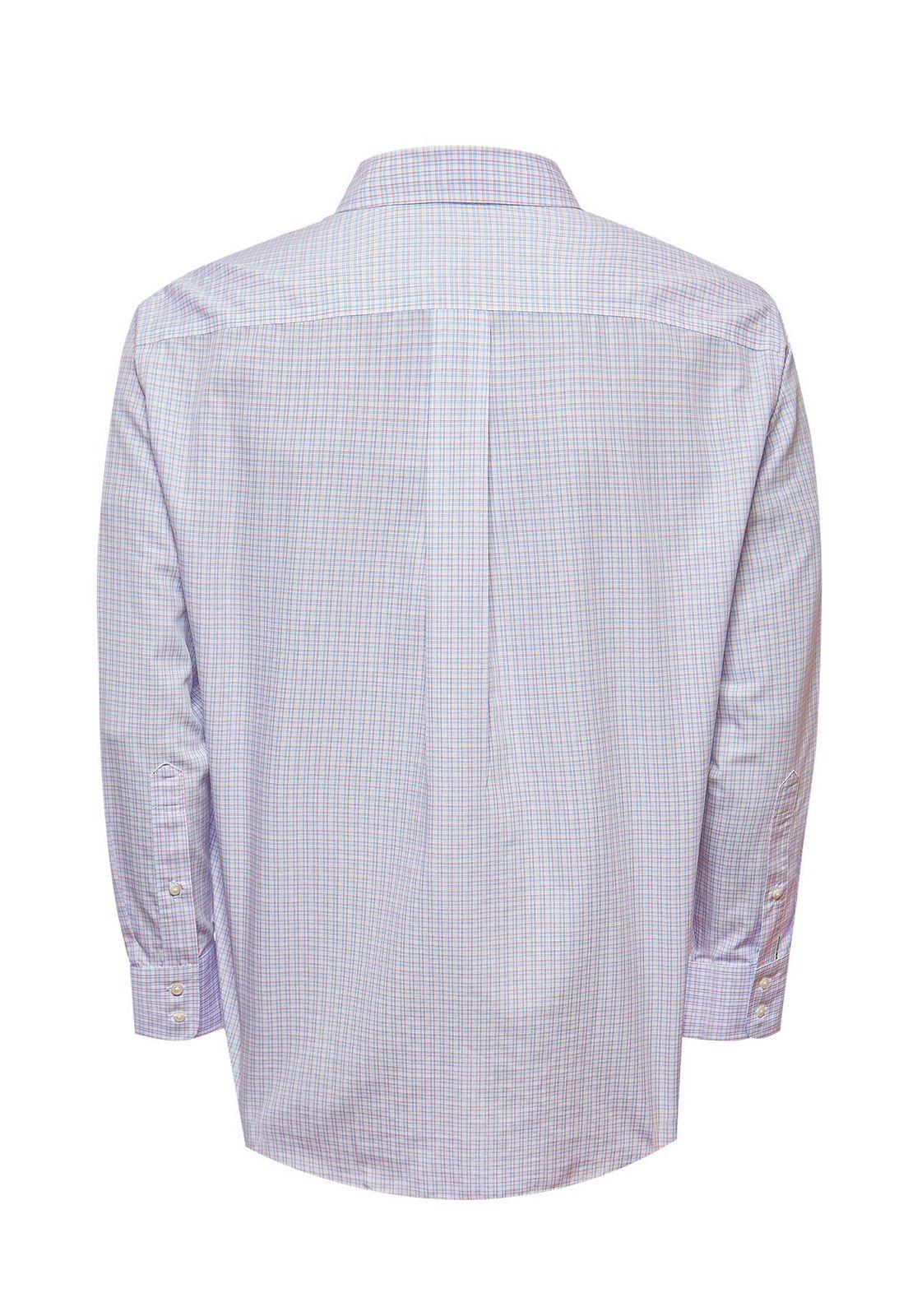 Camisa Libre de Arrugas Algodón Hombre Blanco-3