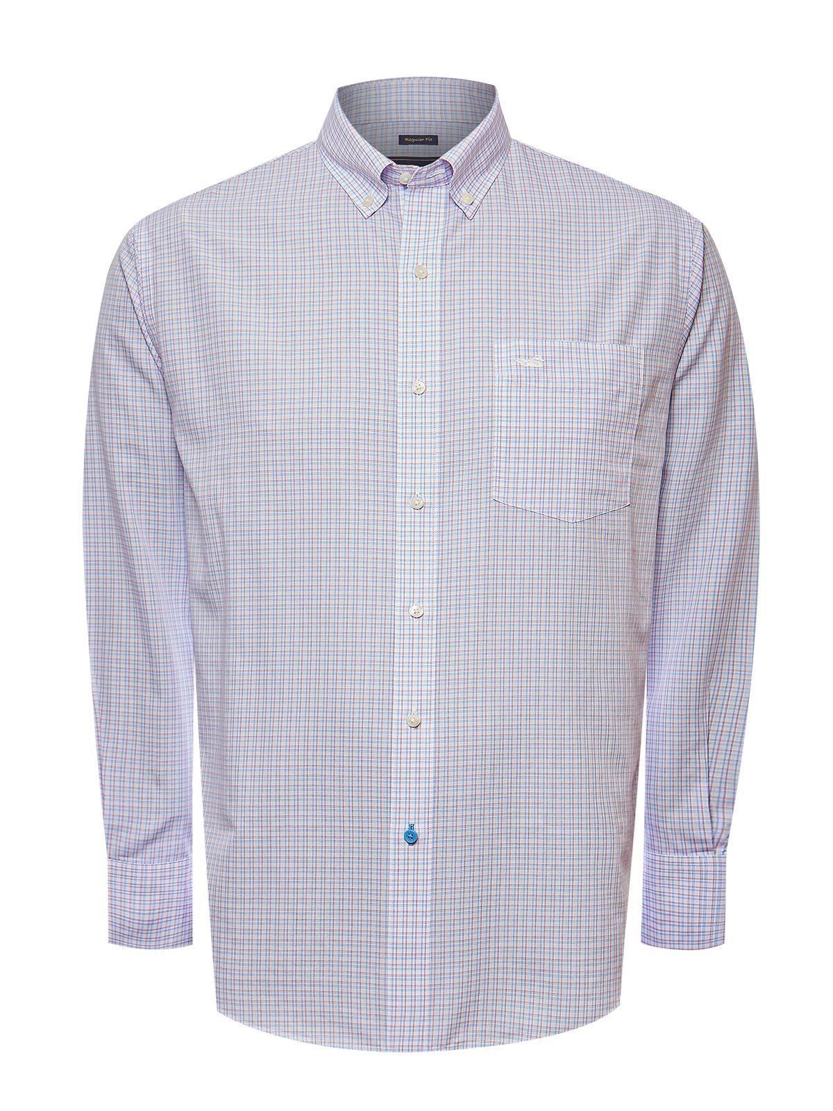 Camisa Libre de Arrugas Algodón Hombre Blanco-1