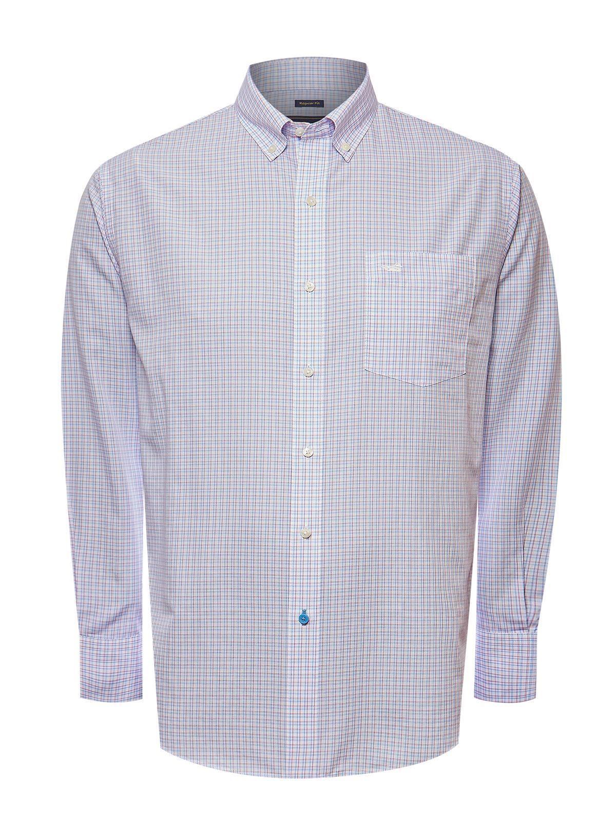 Camisa Libre de Arrugas Algodón Hombre Blanco-1