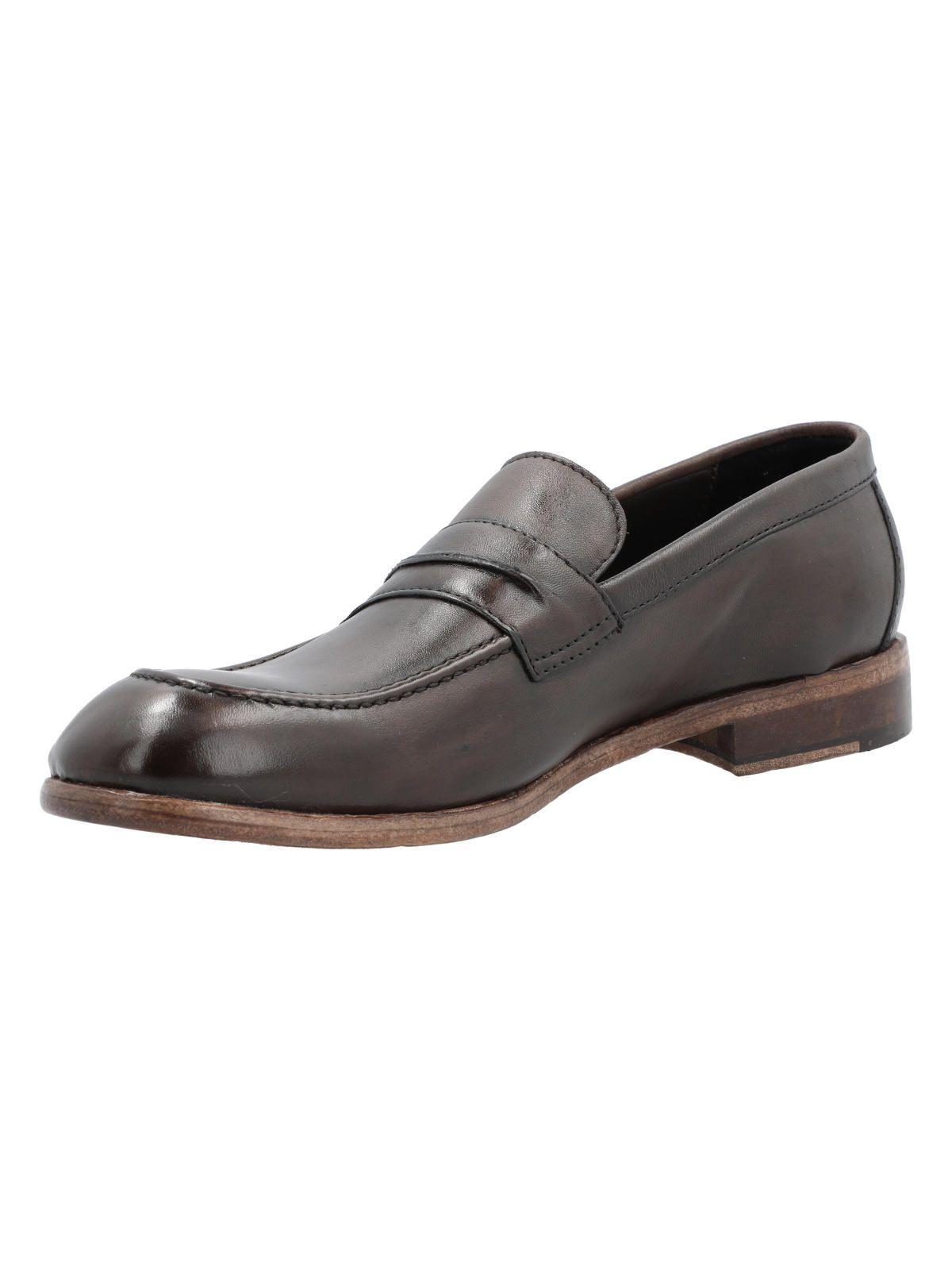 Mocasín Cuero Hombre Francesco Café Oscuro-4