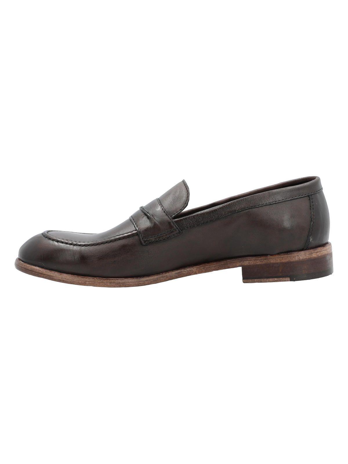 Mocasín Cuero Hombre Francesco Café Oscuro-5