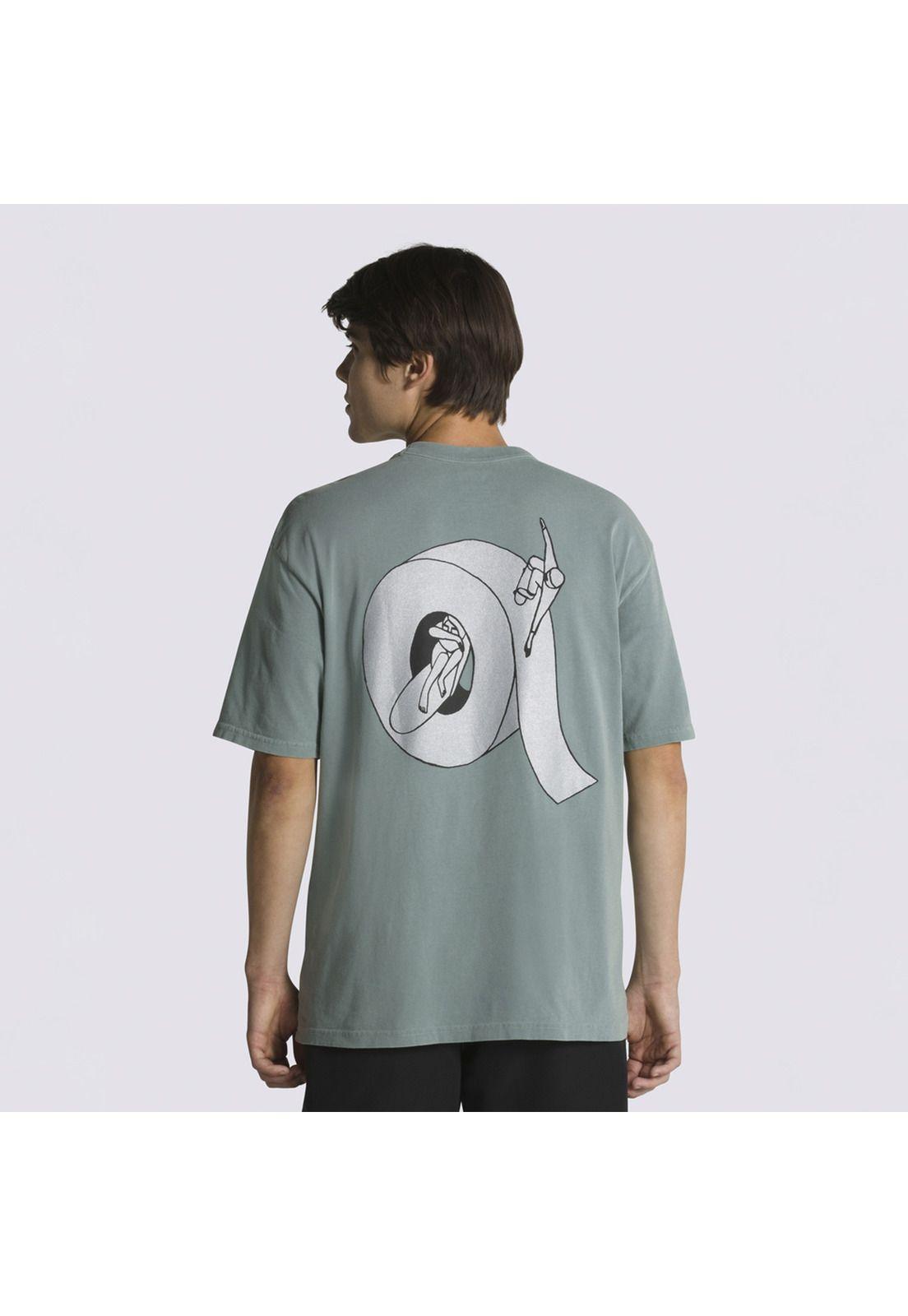 Polera Manga Corta Dti Logo Ss Tee Ii Verde Unisex-0