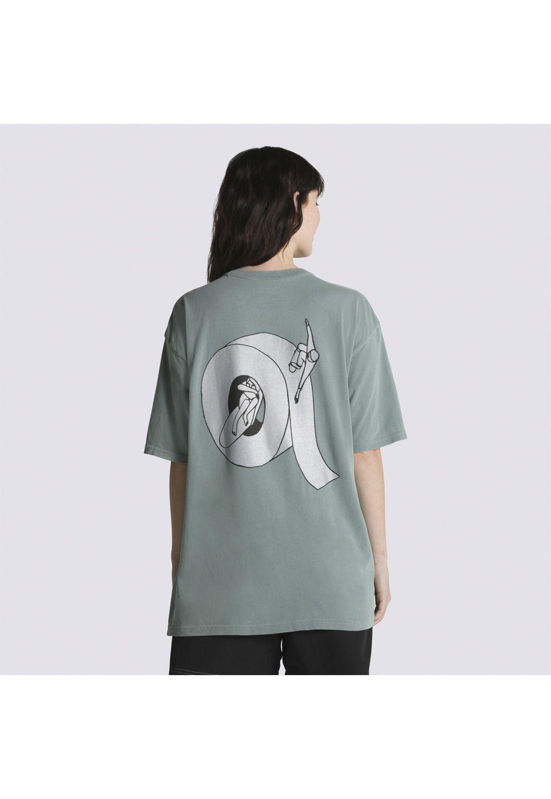 Polera Manga Corta Dti Logo Ss Tee Ii Verde Unisex-3