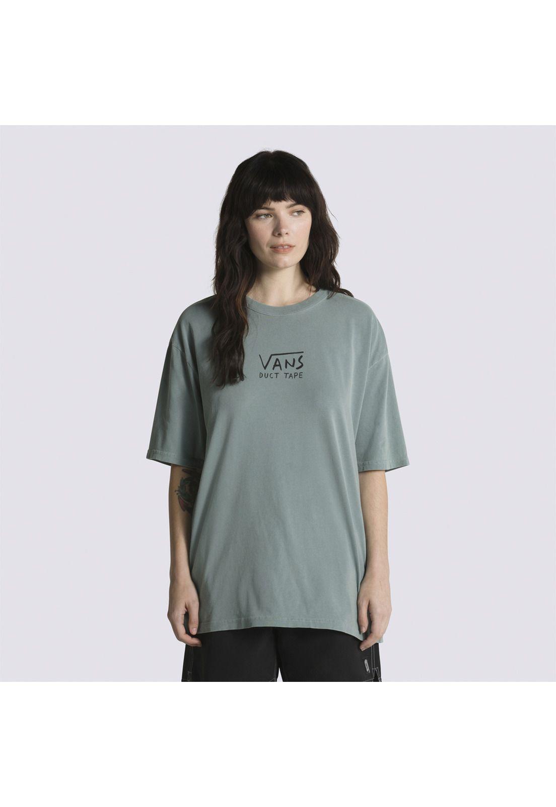 Polera Manga Corta Dti Logo Ss Tee Ii Verde Unisex-4