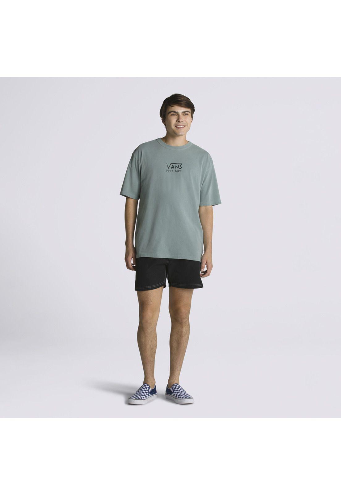 Polera Manga Corta Dti Logo Ss Tee Ii Verde Unisex-5