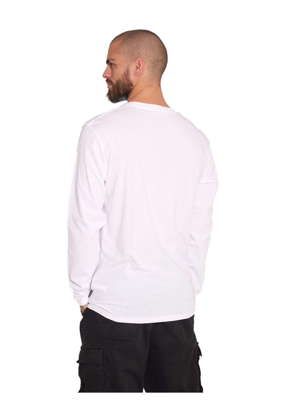 Polera Manga Larga Hombre Blanca-1