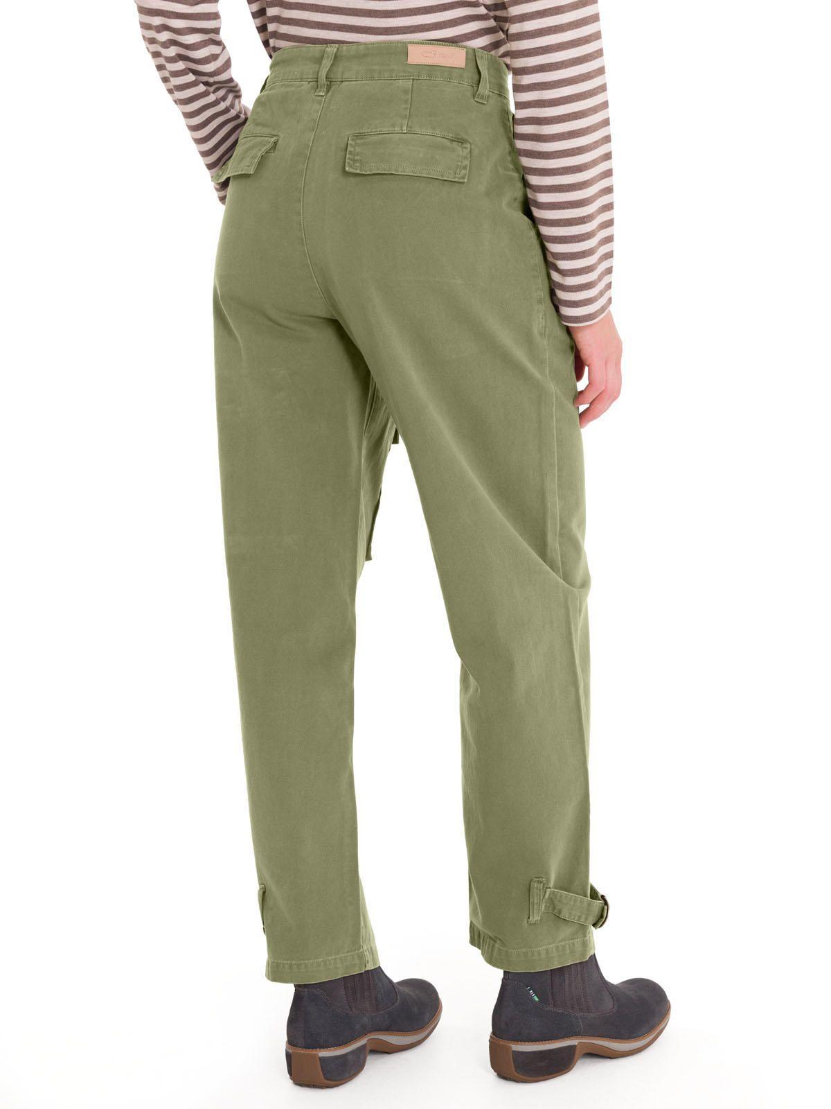 Pantalón Algodón Orgánico Mujer Mavecure Verde-3