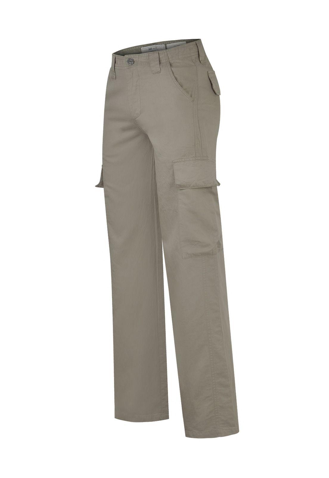 Pantalón Lino Orgánico Verde Nimia Mujer -0