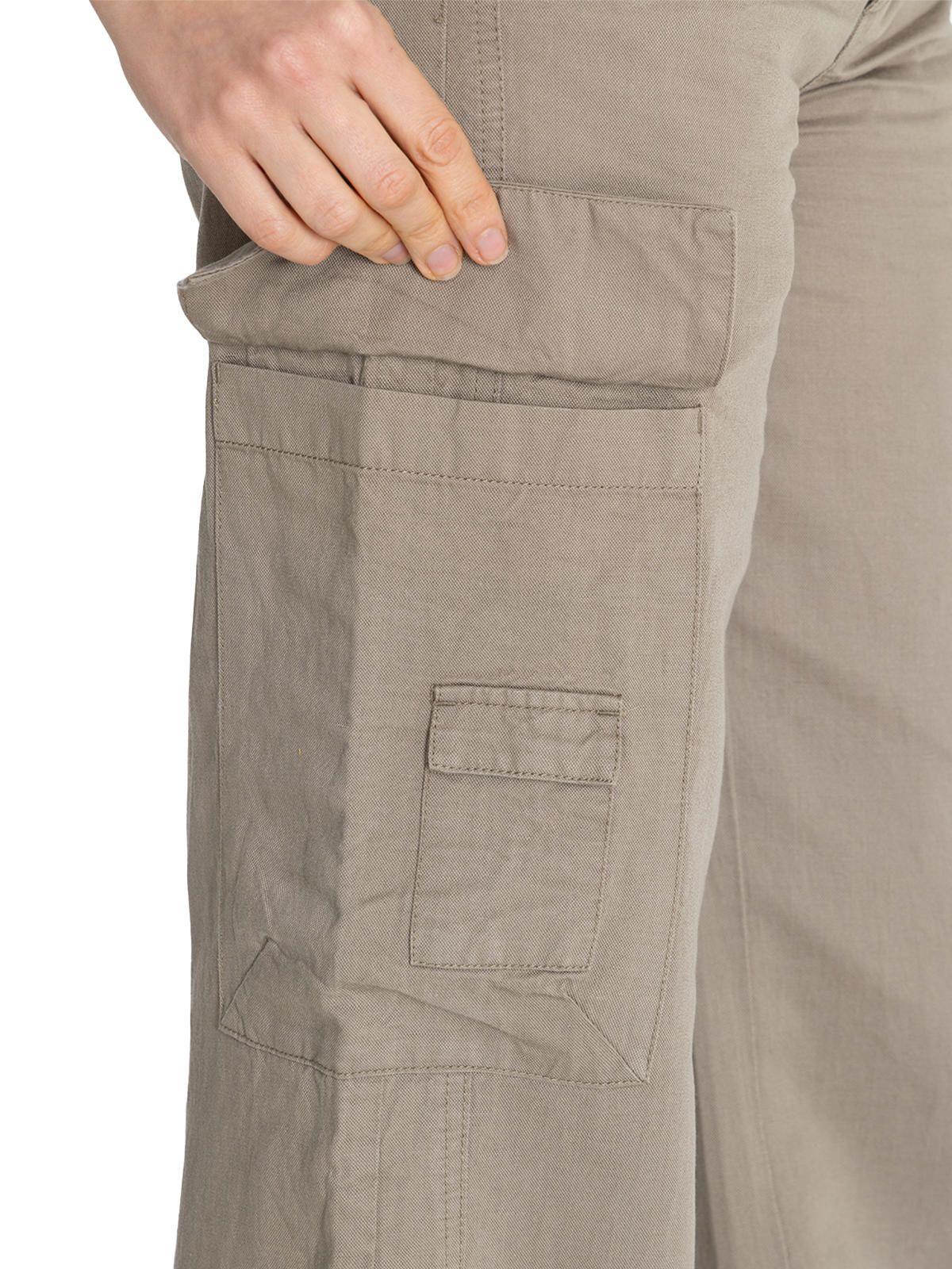 Pantalón Lino Orgánico Verde Nimia Mujer -7