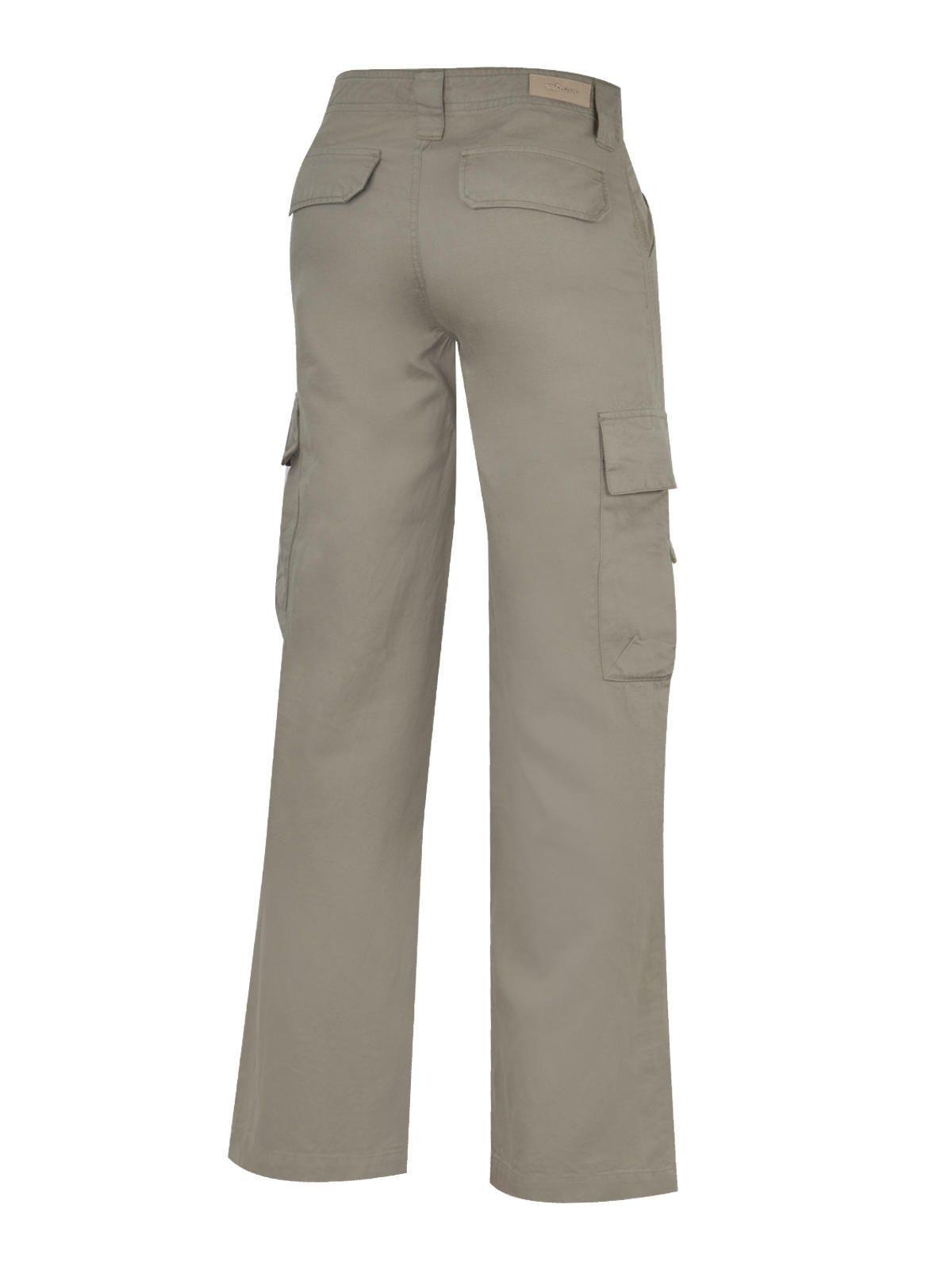 Pantalón Lino Orgánico Verde Nimia Mujer -1