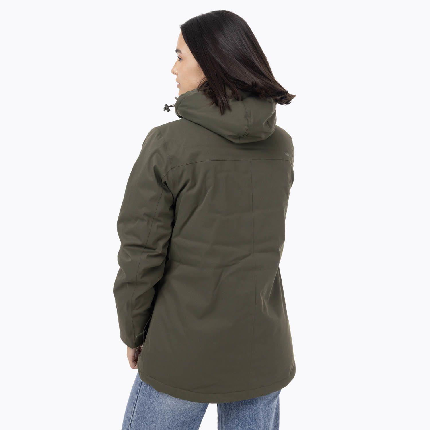 Parka Mujer Long Verde-3