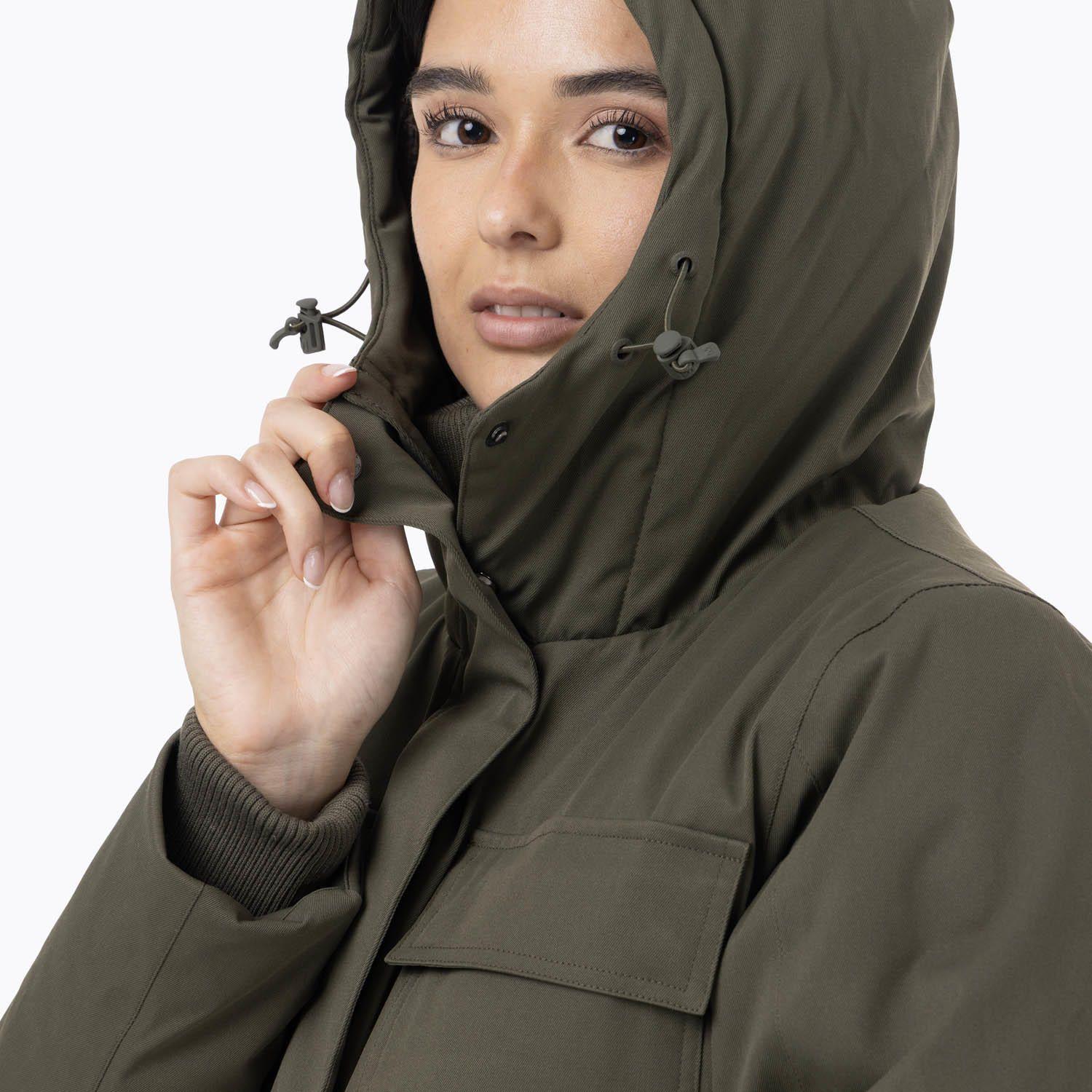 Parka Mujer Long Verde-6