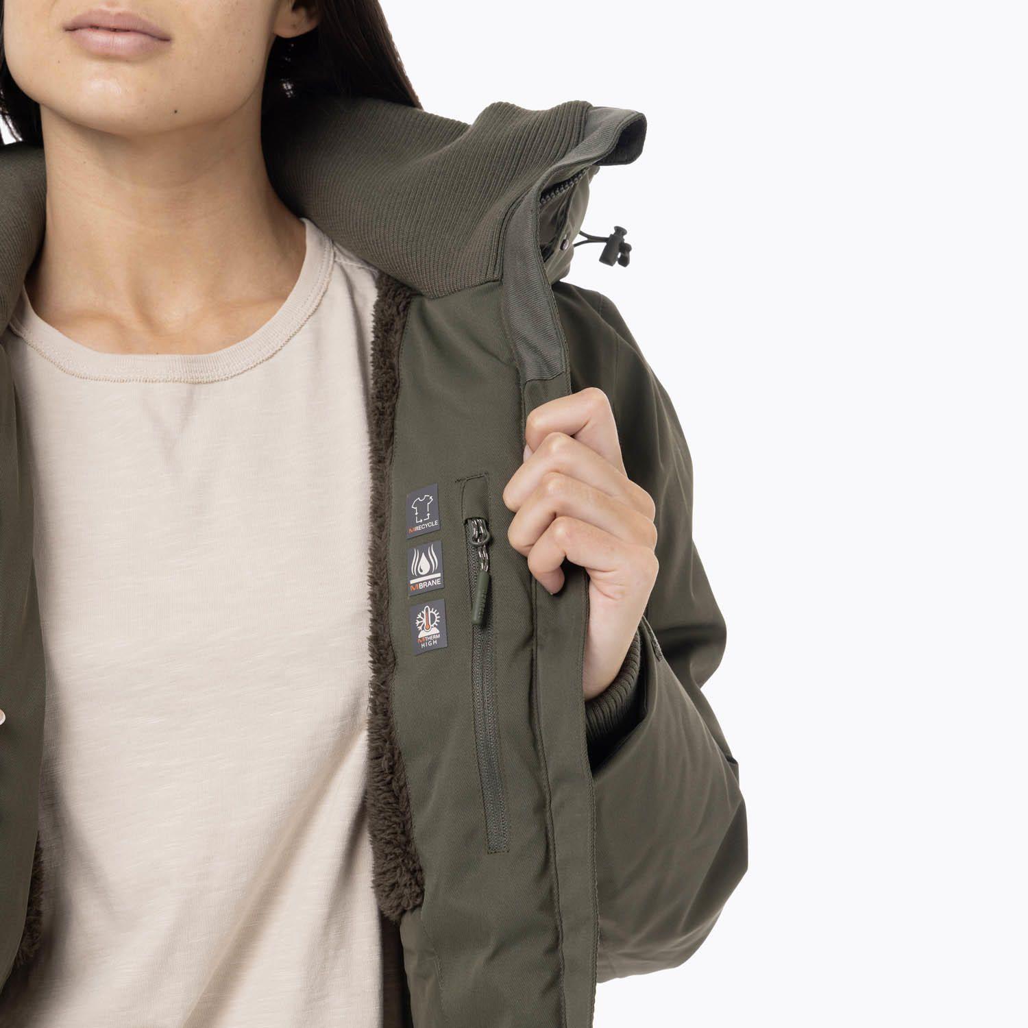 Parka Mujer Long Verde-7