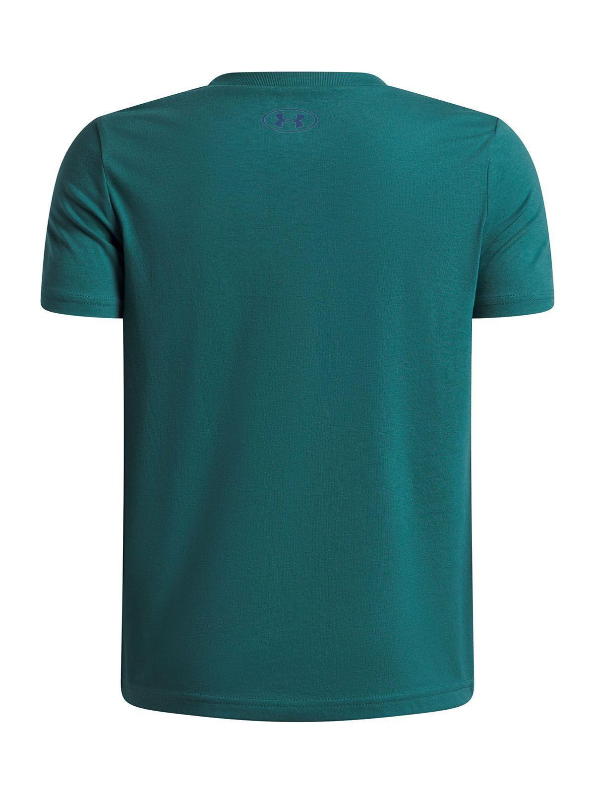 Polera M/C Niño B Pixel Logo Verde-1