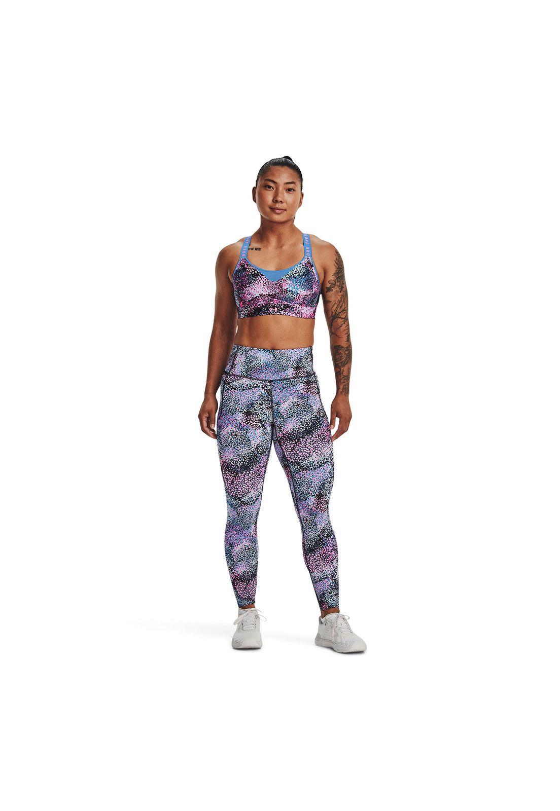 Leggings UA Meridian para mujer Rosa-5