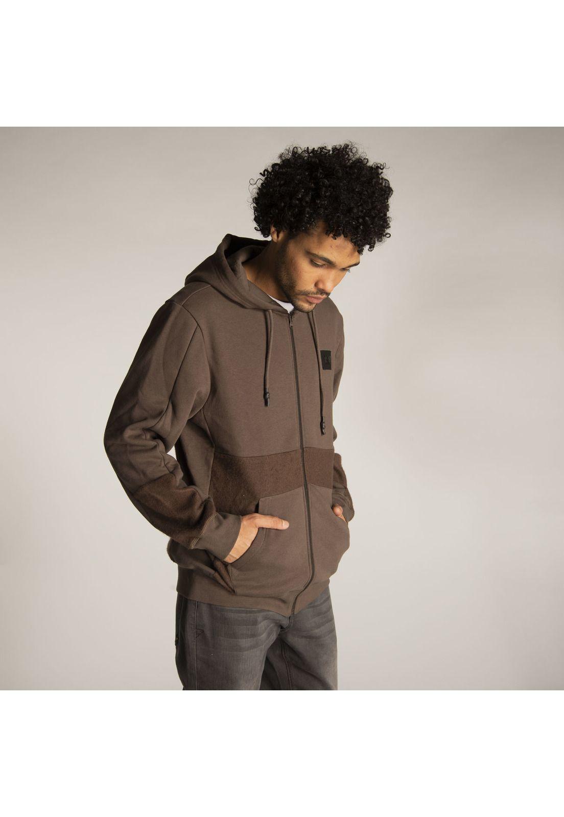 Polerón Hombre Fdtn Fz Switch Sweat Café-2