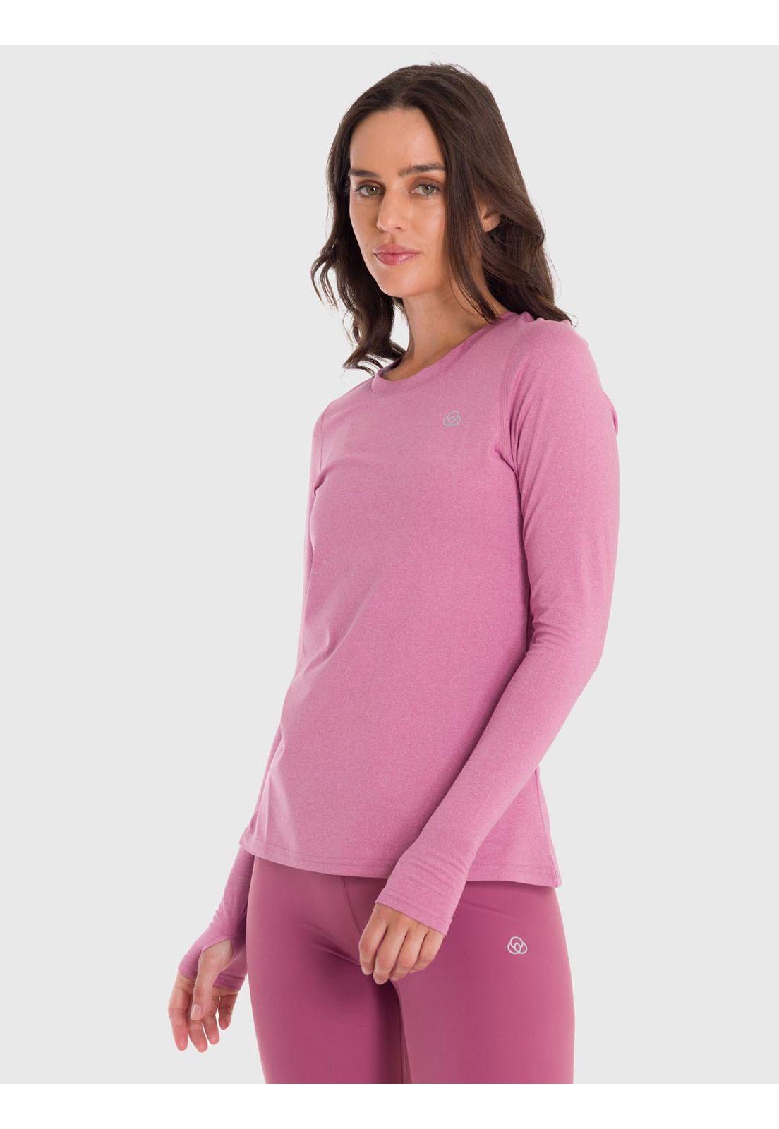 Polera Mujer First Layer Rosado Claro-4