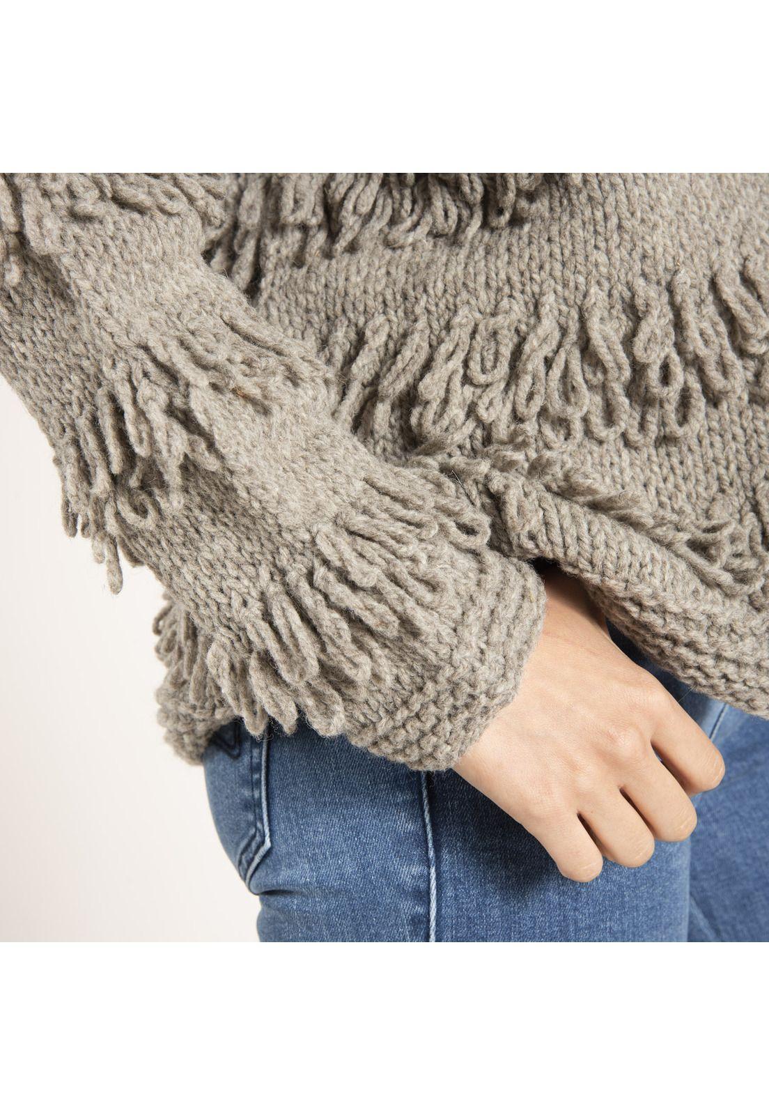 Chaleco Lana Gorre Gris Mujer Rockford-4