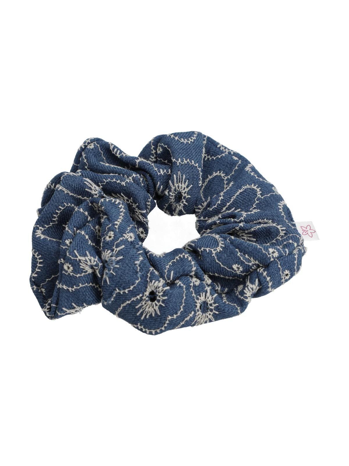 Pack 6 Colets Mujer Scrunchies Azul-5