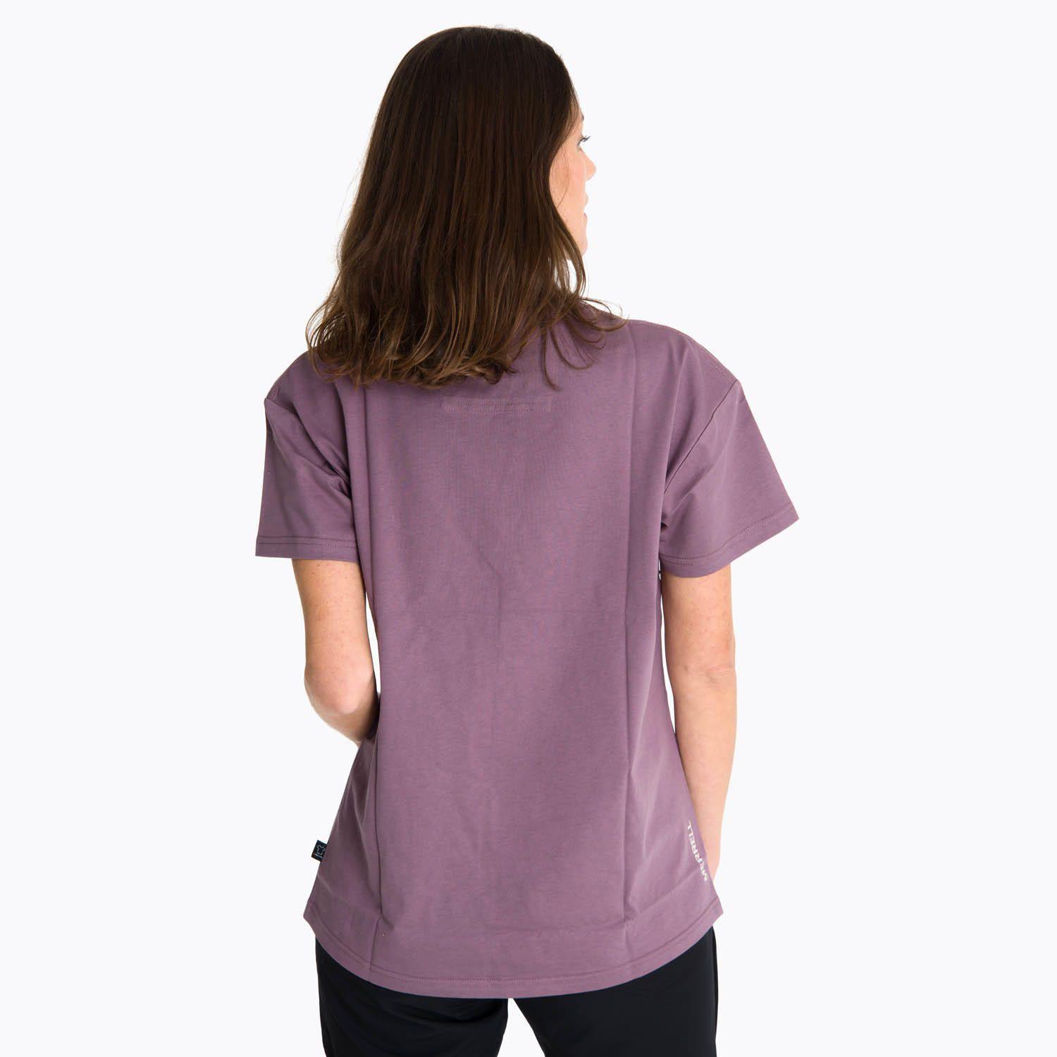 Polera Manga Corta Mujer Hata Morado Oscuro -3