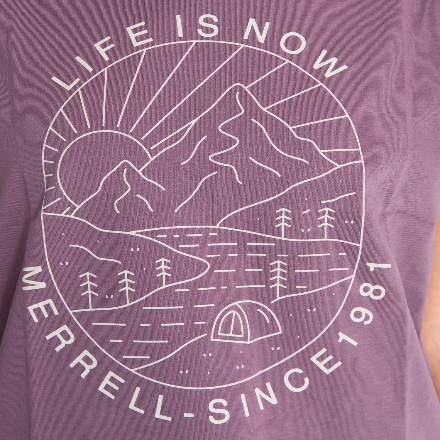 Polera Manga Corta Mujer Hata Morado Oscuro -4
